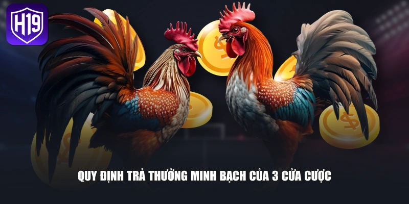 Quy định trả thưởng minh bạch của 3 cửa cược